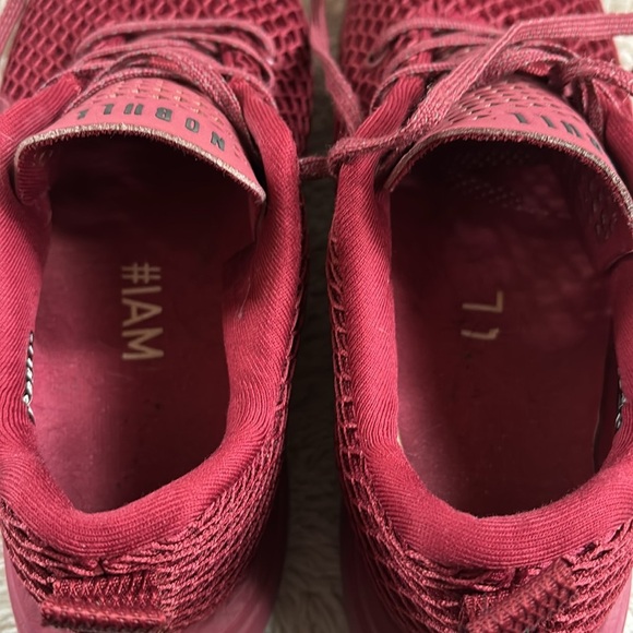 NoBull Crimson Red Mesh Runners men’s size 10 woman’s size 11.5 - Picture 8 of 8